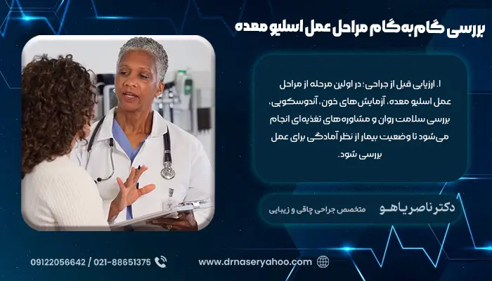 بررسی گام‌به‌گام مراحل عمل اسلیو معده