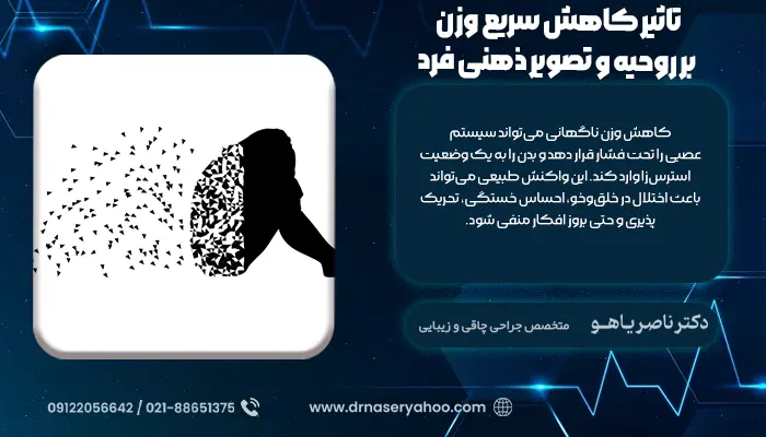 تاثیر کاهش سریع وزن بر روحیه و تصویر ذهنی فرد