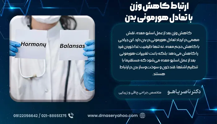 ارتباط کاهش وزن با تعادل هورمونی بدن